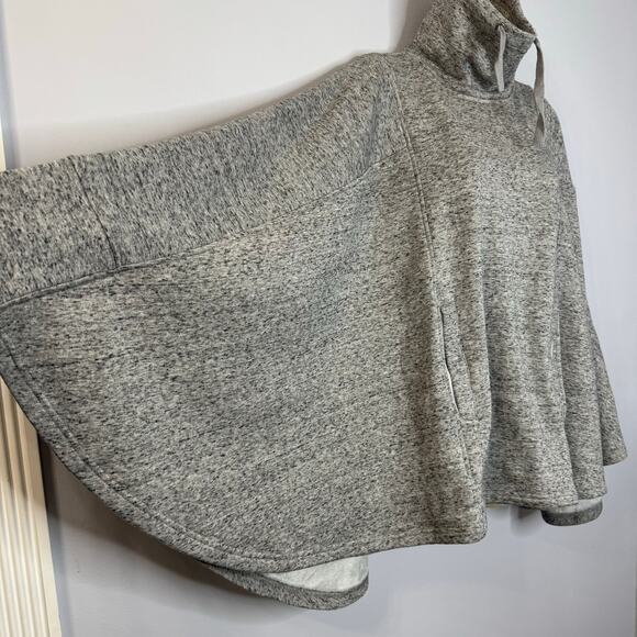 UGG Pichot Turtleneck Poncho Grey Heather Pockets Casual XS / S - Picture 5 of 12